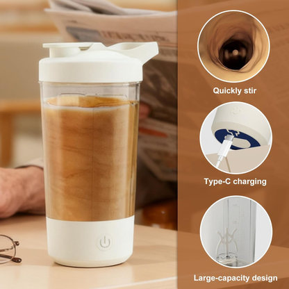 Taza eléctrica con agitación automática