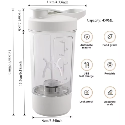 Taza eléctrica con agitación automática
